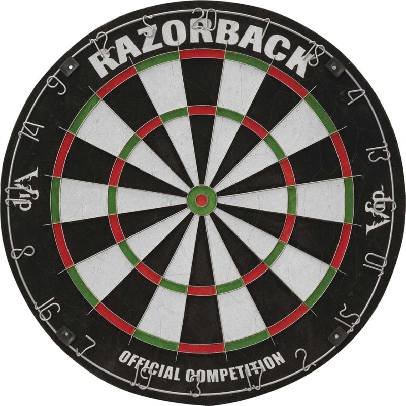 Multicolore, taille unique, jeu de fléchettes Razorback WDE