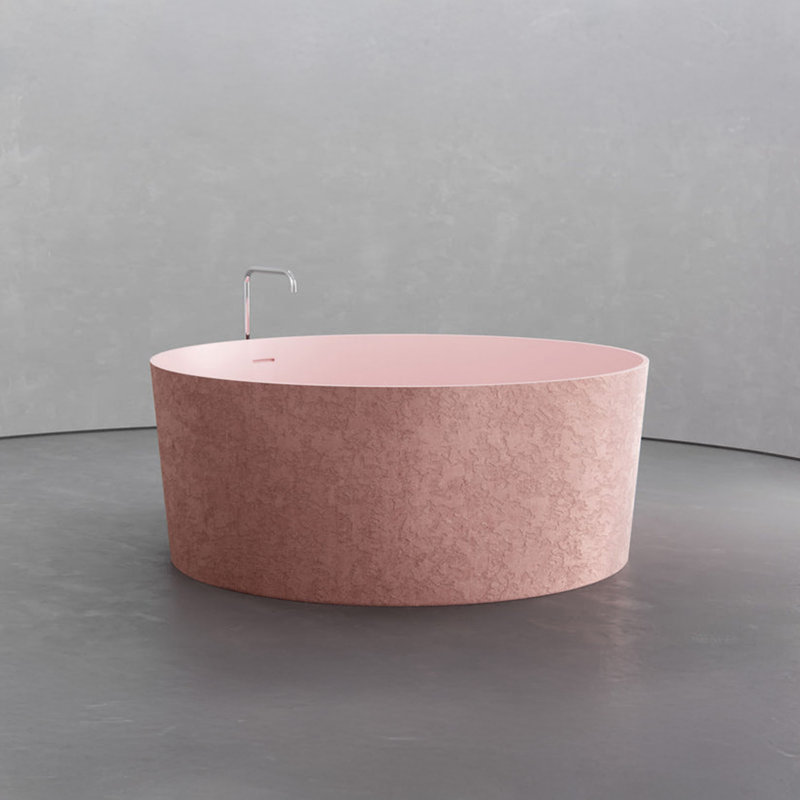  Baignoire autoportante 58,9 po , Rosé