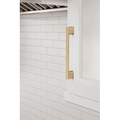 Poignée d'armoire bronze champagne centre à centre 5-1 / 16 po (128 mm) Cityscape - paquet de 10