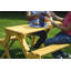 Anduela Solid Wood Pine Outdoor Bench