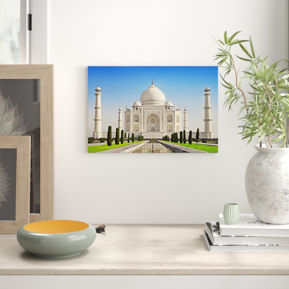 Leinwandbild ,,Gewaltiger Taj Mahal", Fotodruck