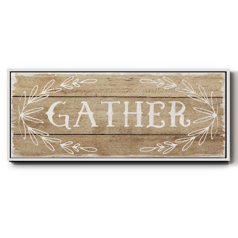 Gather - Toile encadrée, H 8 po x l 20 po