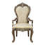 Chaise avec accoudoirs Latisha (ensemble de 2)