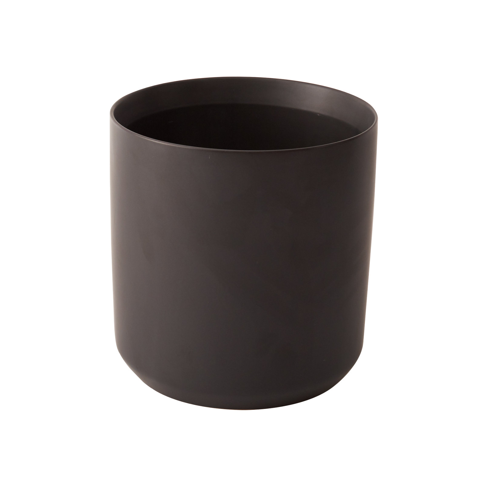 Parsons Handmade Ceramic Pot Planter, Black, 10" H x 10.75" W x 10.75" D