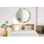 Huldar Glass Flat Wall Mirror