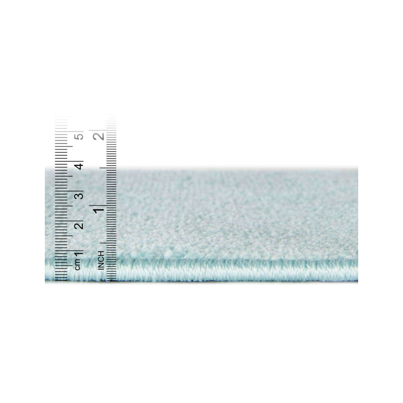 Whimsy Machine Woven Polypropylene Plastic Rug, Rectangle 7'10" x 10'
