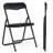 Kids Foldable Table and Chair Set, Padded Square Activity Table with 2 Upholstered Chairs, Portable Metal Frame with Safety Features-112953053