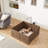 Wood Yard Kennel With Door-91218963-91218962