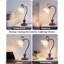 Lampe de table à fleur avec lampe de lecture à DEL et lampe de chevet rétro avec modes pour la table de chevet Décoration Kawaii pour le salon de la chambre à coucher-1754891667