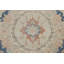 Tapis rectangulaire en laine noué à la main de conception unique 9 pi 9 po x 12 pi 7 po Naquisha