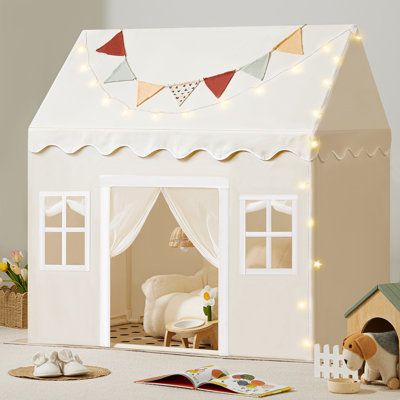 Tiny Land® Natural Cream Playhouse