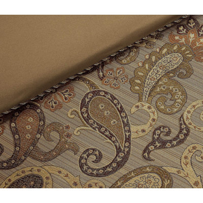 Adelle 7 Piece Paisley Jacquard comforter Set