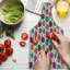 Multicolore planche à découper en verre trempé Ambesonne