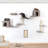 Alynia 6Pcs Wall-mounted Cat Tree Shelf, Large-802819419