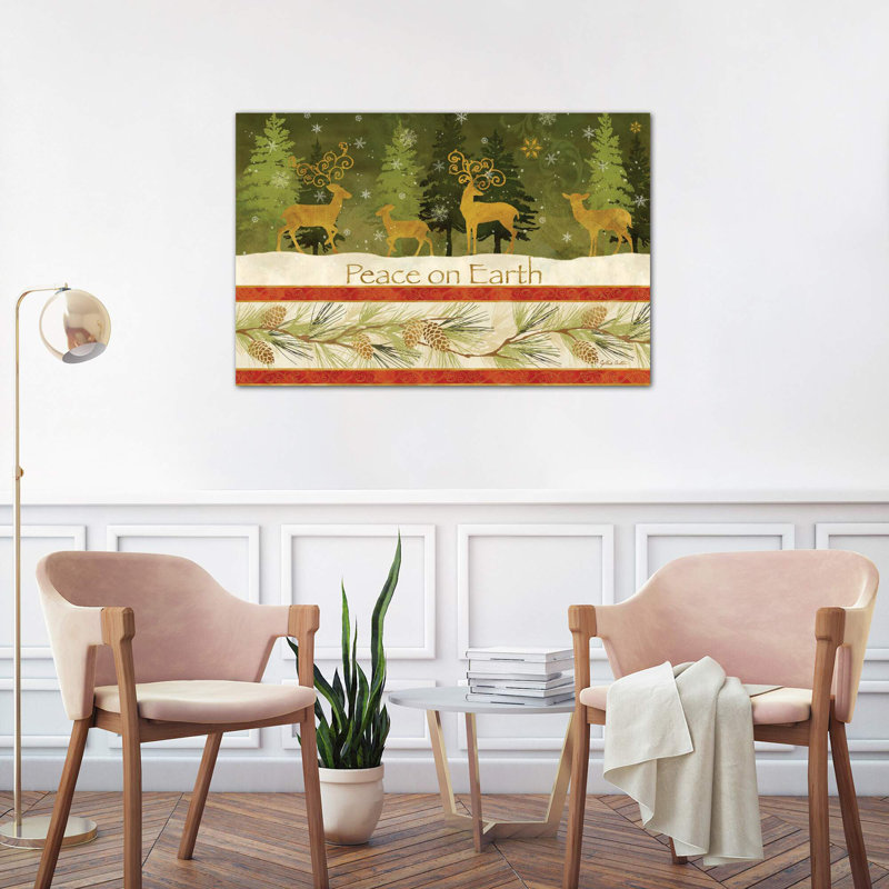 Peace on Earth 1 Piece Wall Art on Canvas, 66.04 cm H x 45.72 cm W x 1.91 cm D, Wrapped Canvas