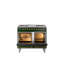 Cuisinière à double combustible de 40 po avec 6 brûleurs scellés et plaque chauffante ILVE Nostalgie II Series (porte pleine)-708322072-708322111