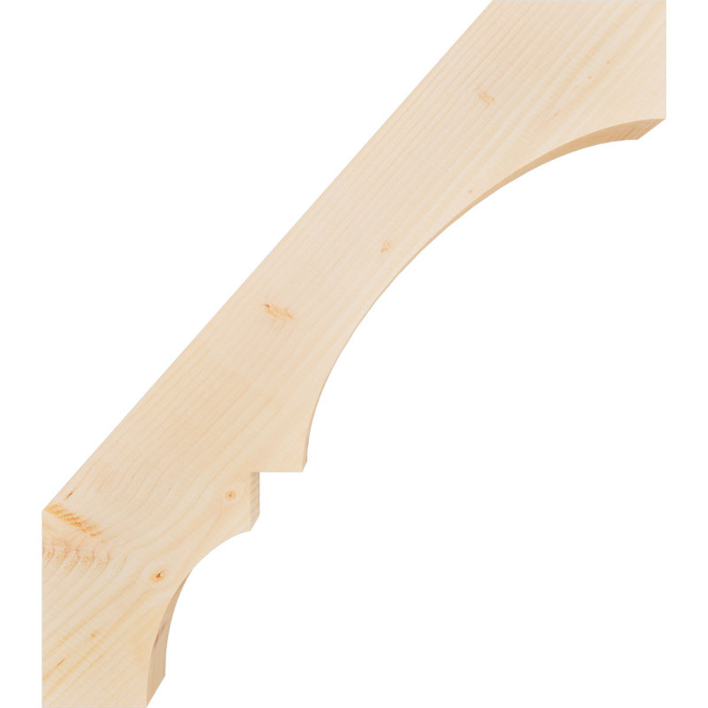 Genouillère Balboa, Sapin de Douglas, Lisse, H 34 po x l 3,5 po x P 30 po