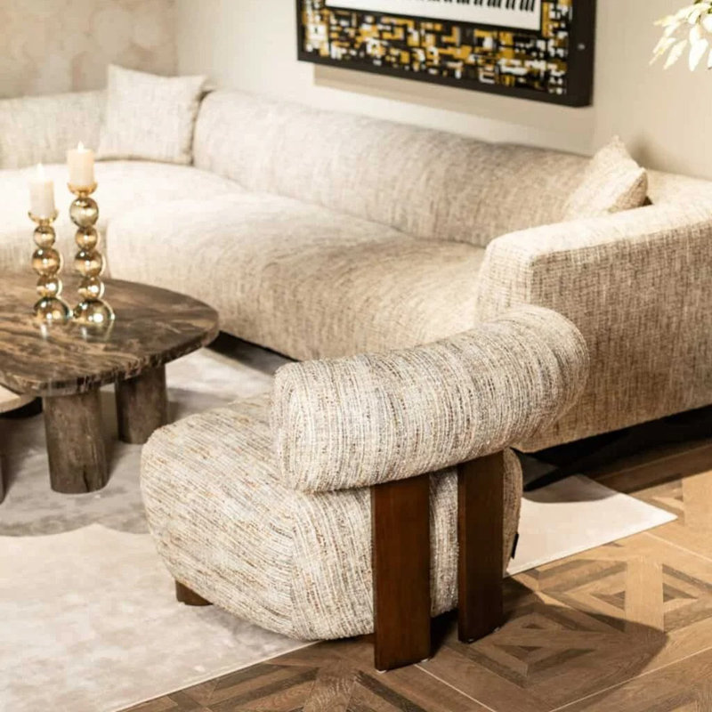 Accent Chair Lounge Chair, Greige coco