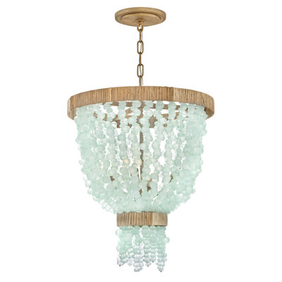 Dune 4 - Ligh Crystal Tiered Pendant