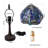 Tiffany Bedside Small Table Lamp, Blue Dragonfly Style Lampshade ,3 Adjustable Color Temperatures,Perfect for Bedroom, Living Room and Other Spaces(Bulb Included)