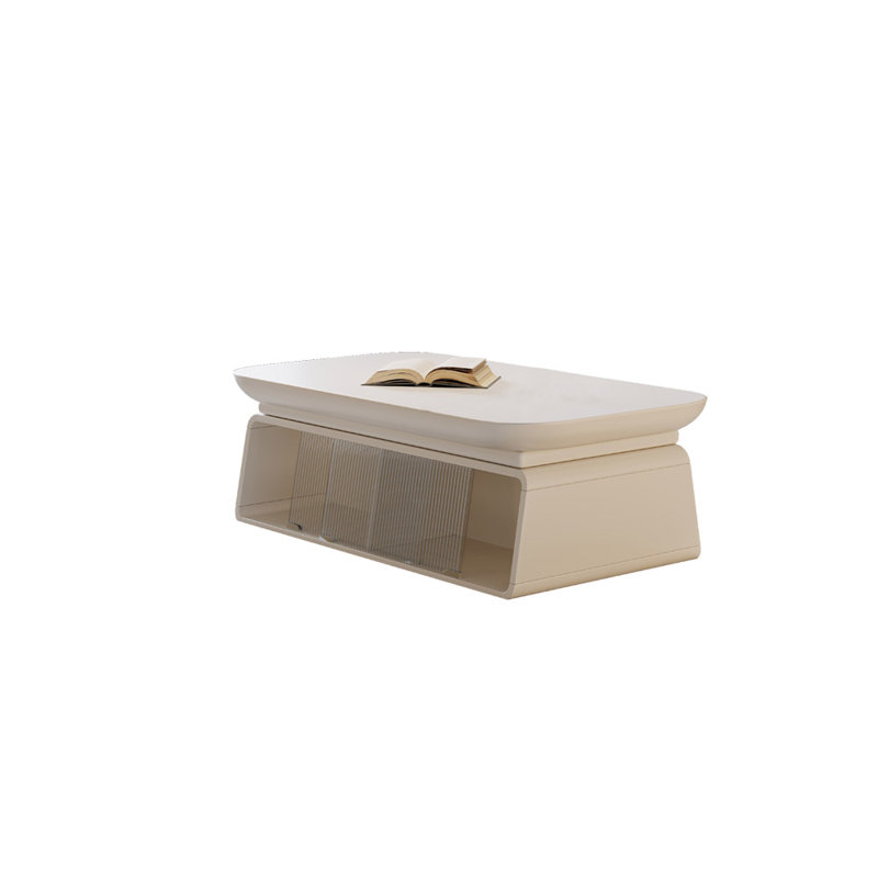 Cream style minimalist coffee table