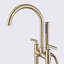 2 Handle Floor Mounted Bathtub Filler Faucet With Diverter-109049894
