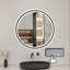 Aluminium Round Mirror