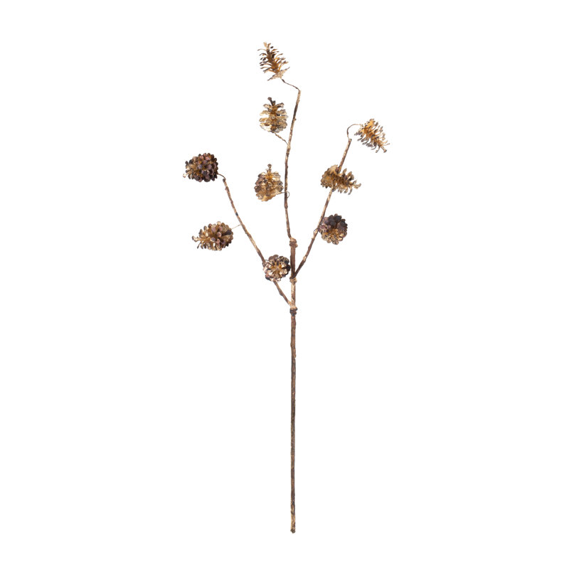 Tiges de pomme de pin, H 29 po x l 2 po x P 14 po, Brun