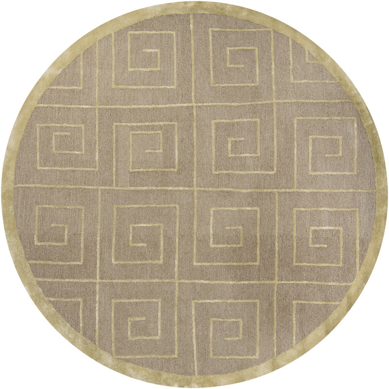 Tapis zone beige havant, Rond 7 pi 9 po