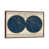 Classic Brown Wood Floater Framed