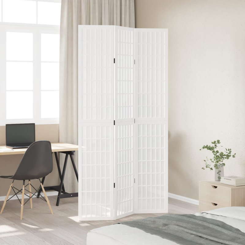 105cm W 3 - Panel Folding Room Divider, 220cm H x 105cm W x 0.16cm D