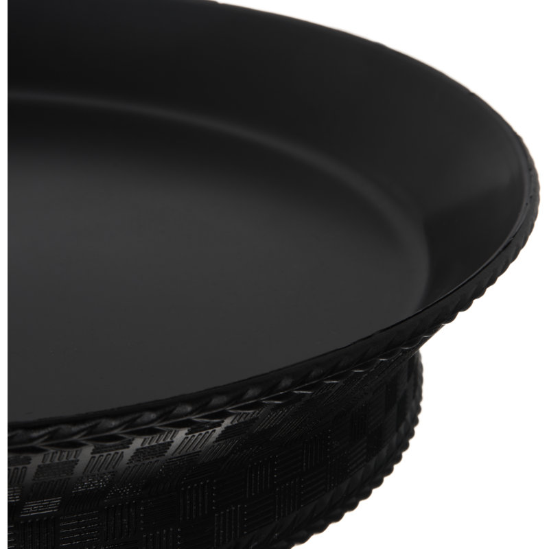 Carlisle Food Service Products WeaveWear™ Plastic Platter, Black