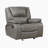 Mervela 39.5" Transitional Leather Glider Recliner with Top Grain Leather Upholstery, Pocket Coil Comfort & Gentle Gliding Motion-1716156422