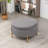 Mariantonietta Upholstered Round Storage Ottoman-1855773756