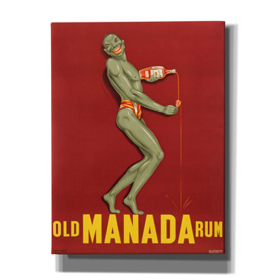 " Old Manada Rum " by Vintage Posters