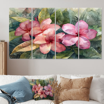Greilickville - ensemble d'art mural Plumeria
