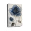 Cadre tendu moderne «Blue Roses in Soft Tone» aux accents métalliques modernes pour studio éclectique-1565892454