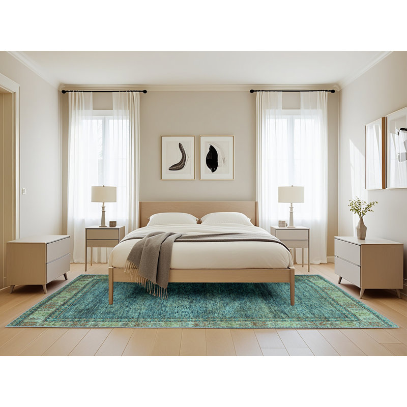 Oriental Indoor Rug, Rectangle 5' x 8'