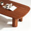 Table basse moderne en bois, centre 51 po, noyer-131431321