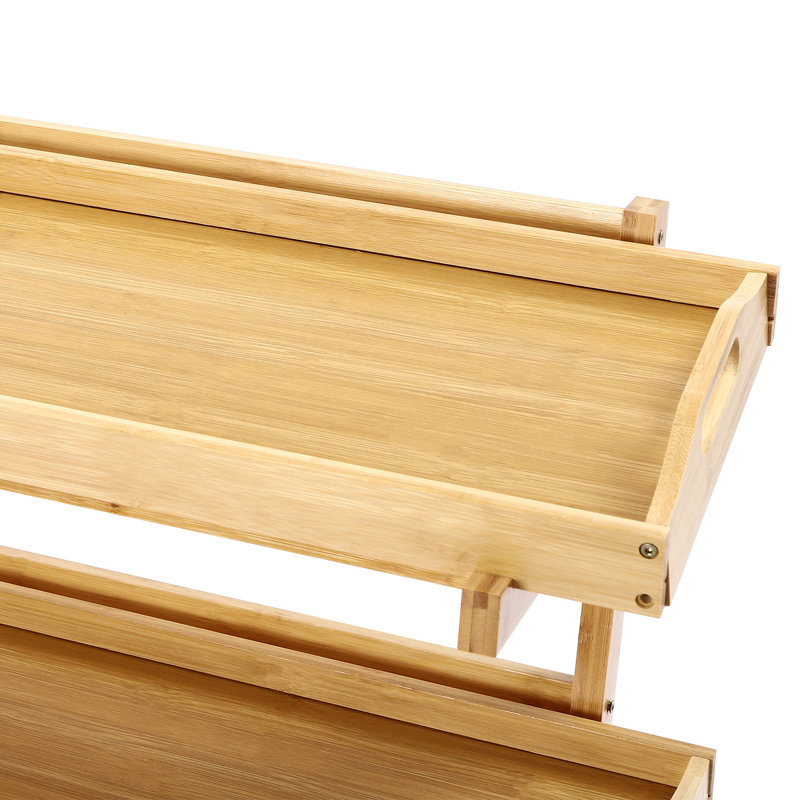 Étagère de rangement à 4 niveaux l 23,4 po Ranada, Bois