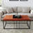 Indoor Entry Bench, Metal Frame Bench
