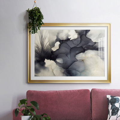 Son et couleur, impression encadrée avec biseauté mat et verre