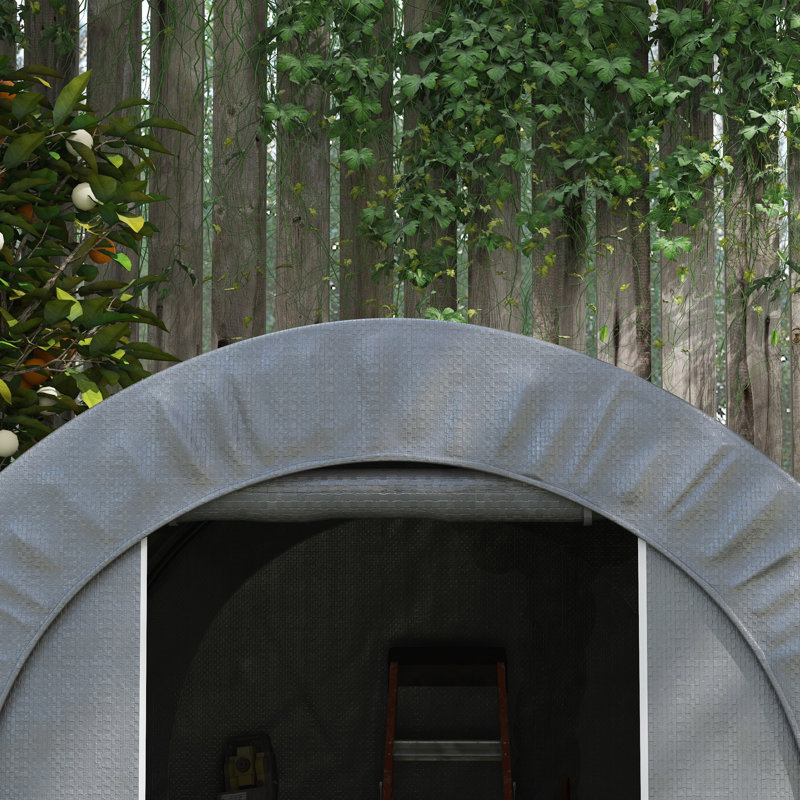 Tente de rangement de jardin 6 pi x 8 pi Outsunny