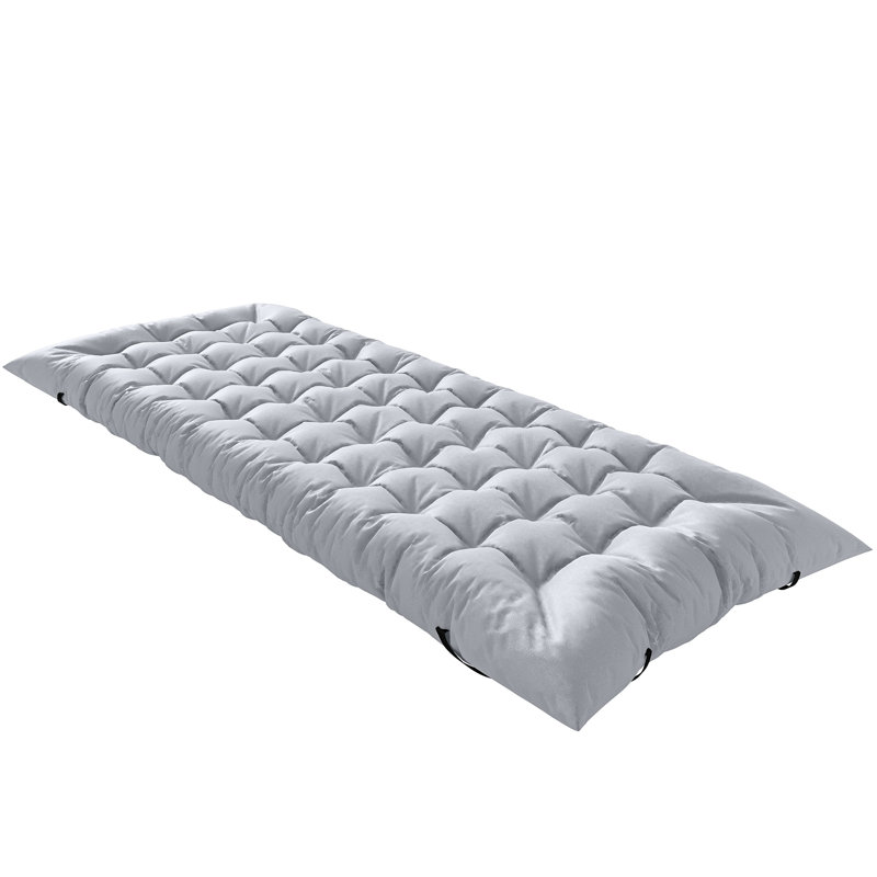 Outsunny Cotton Mattress, Light Grey