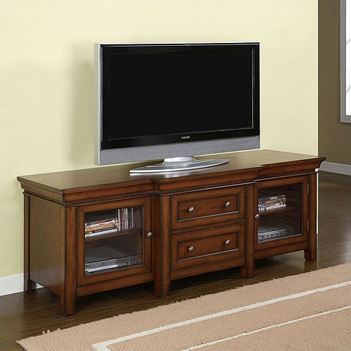 Powell Warm Cherry Media Console | Wayfair