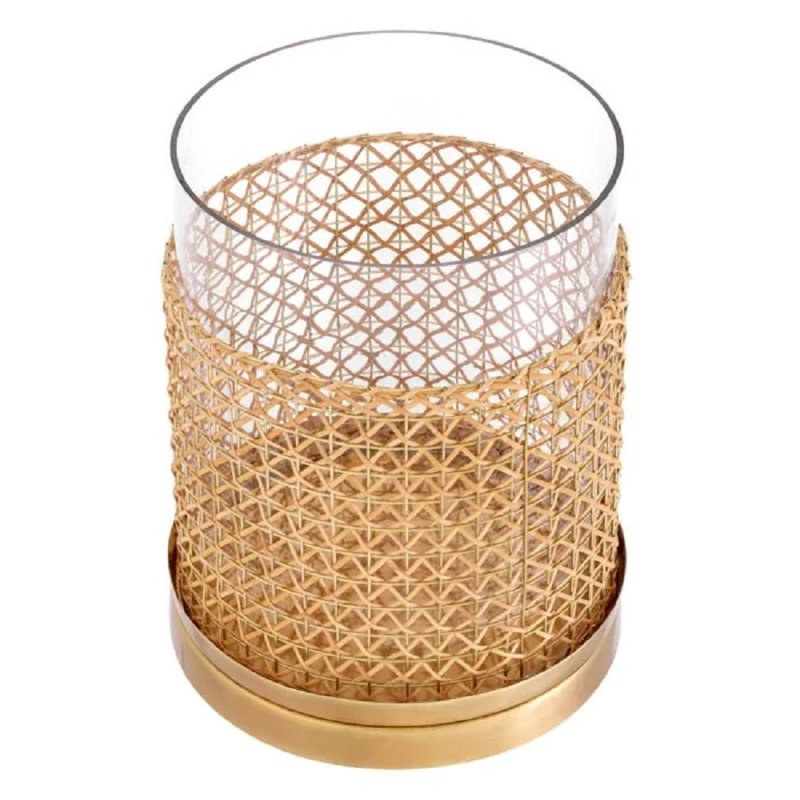 Zimmerman Tabletop Hurricane, 11.02" H x 9.25" W x 9.25" D