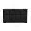 Armoire de rangement pour cuisine avec porte en verre - noire-1512034331