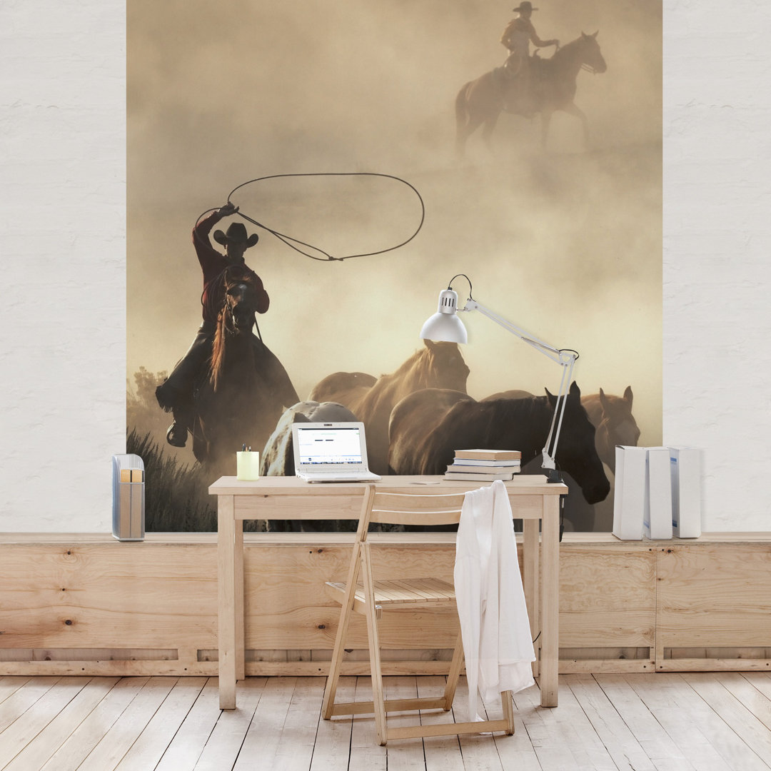Sabbattus Cowboys 1.92m x 192cm Wallpaper