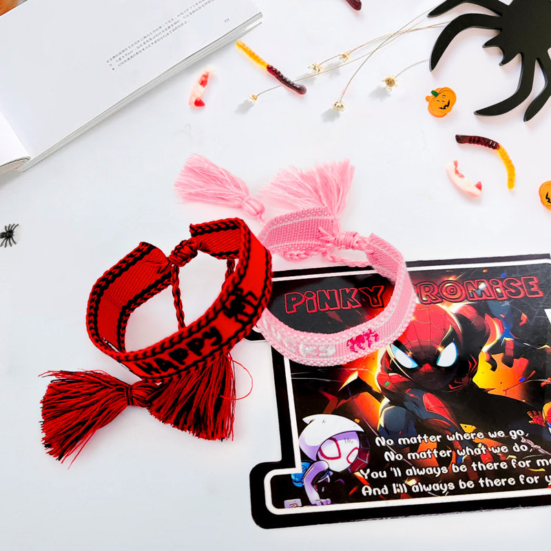 Ensemble de bracelets super-héros réglables 2 pièces Spiderman