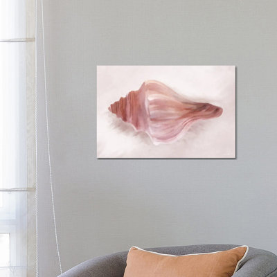 Conch Shell Blush I by House Fenway - Wrapped Canvas Gallery-Wrapped Canvas Giclée